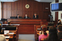 EULEX Judges and Prosecutors in a “Mock trial” with Law Students 