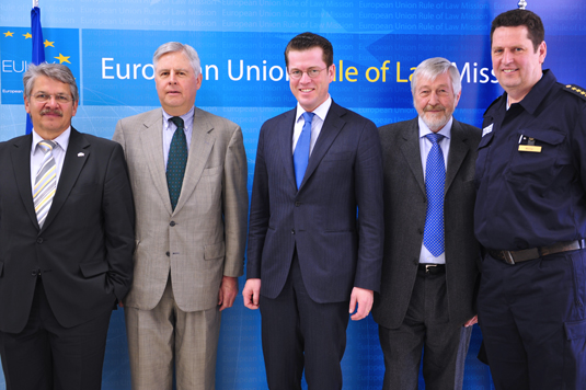 German Defence Minister visited EULEX