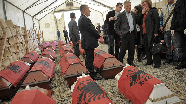 Remains of 46 victims buried 