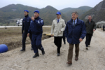 Xavier de Marnhac and Gilles Janvier praise the work of EULEX police and customs officers in northern Kosovo 