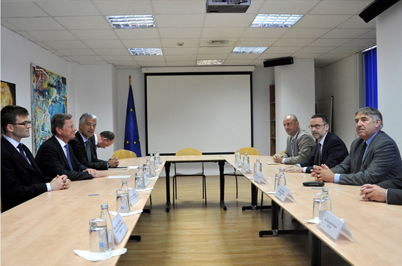 Head of EULEX de Marnhac meets German Foreign Minister Westerwelle  